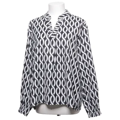 Blus (Svart, Vit) från Lacony Polyester