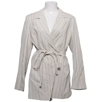 Blazer (Linen Wrap Blazer) fra Sanne Alexandra Linned, Polyester, Viscose