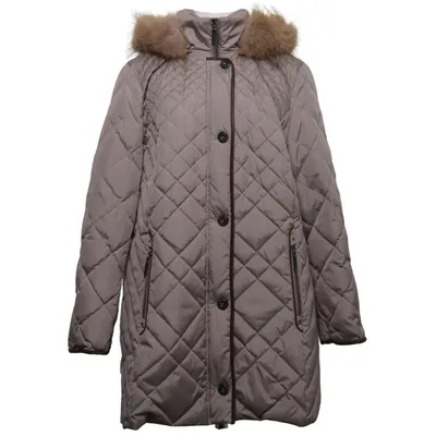 Daunenmantel (Beige, Braun) von Barbara Lebek Daune, Polyester