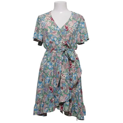 Wrap dress (Blue, Pink, Green, Multicolored) from Colourful Rebel Polyester