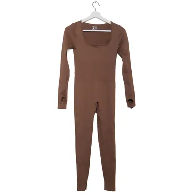 Jumpsuit (Brown) from Oqq Elastane, Polyamide
