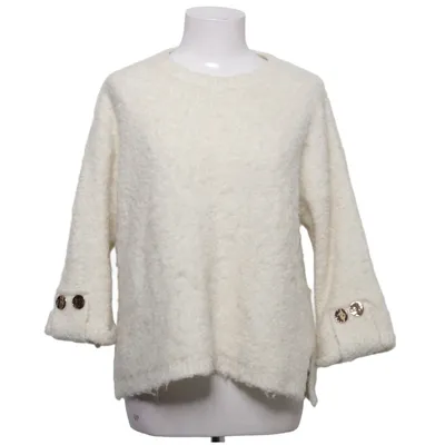 Pull-over (Blanc) de Voyelles Acrylique, Élasthane, Polyester, Laine