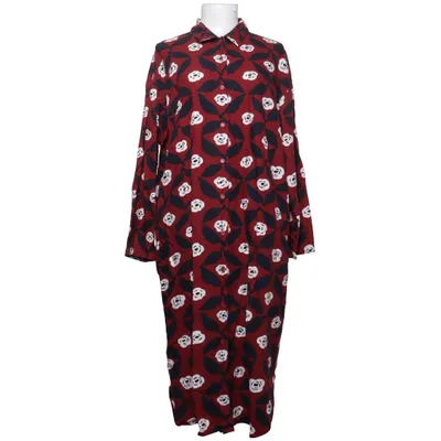 Skjortekjole (Rød, Sort, Hvid, Flerfarvet) fra Marimekko x Uniqlo Bomuld, Viscose