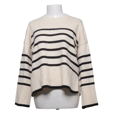 Sweater (White, Black) from Bershka Acrylic, Polyamide, Polyester