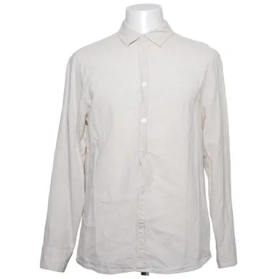 Skjorta (Beige) från H&M Man Linne, Bomull
