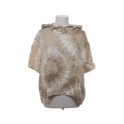 Kortärmad huvtröja (Beige, Vit) från Piro Linne