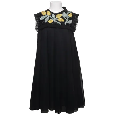 Klänning (Svart, Gul) från Ganni Polyester