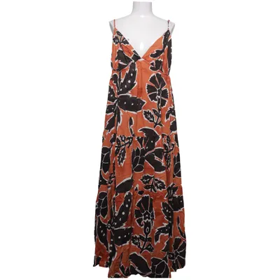 Maxikjole (Orange, Flerfarvet) fra H&M Bomuld, Viscose