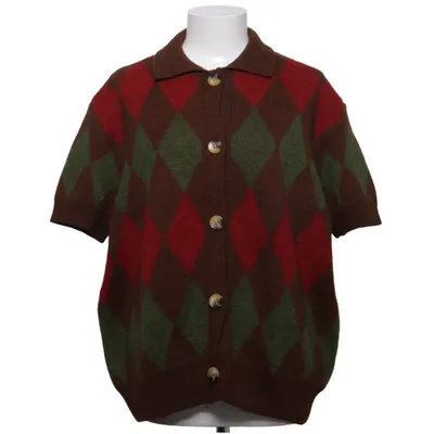 Cardigan (Brun, Rød, Grøn) fra Zara Akryl, Polyester