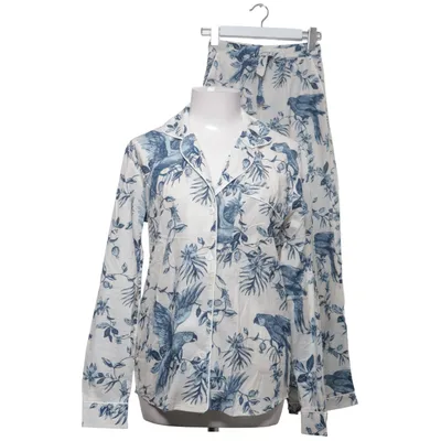 Pajamas (Blue, Beige) from Desmond & Dempsey Cotton
