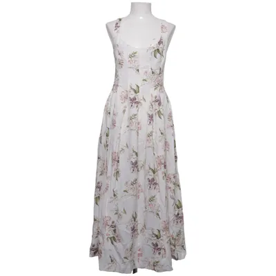 Klänning (Vit, Flerfärgad) från H&M x Brock Collection Lyocell, Linne