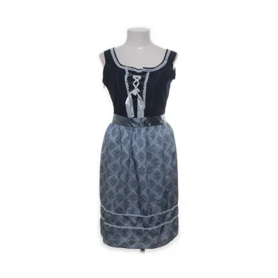 Dirndl (Blå, Hvid)