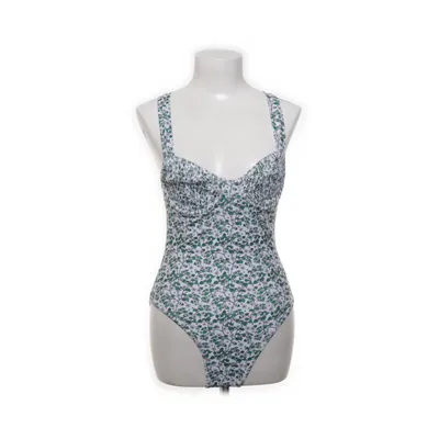 Swimsuit (White, Green, Multicolored) from NA-KD Elastane, Polyester