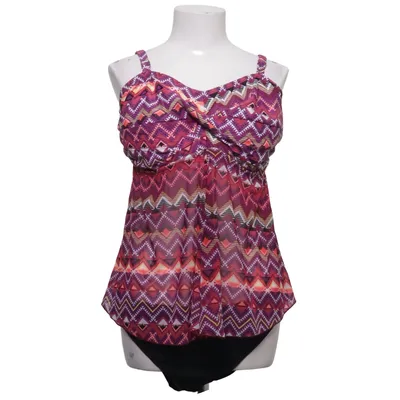 Tankini (Noir, Multicolore) de Rainbow Élasthane, Polyamide