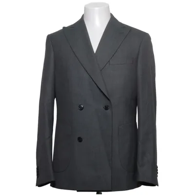 Blazer (Gris) de These Glory Days Polyester, Viscose, Laine