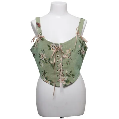 Crop top (Green, Multicolored) from Cider Cotton, Polyester