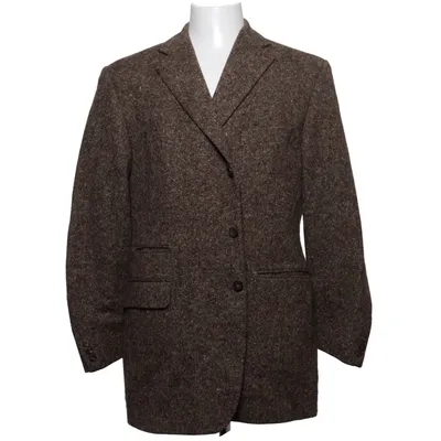 Blazer (Brun) fra Daks Viscose, Uld