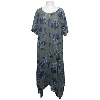 Klänning (Grön, Blå, Flerfärgad) från Elitzia Bomull, Linne