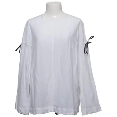 Blouse (Blanc) de Hannes Roether Coton, Soie