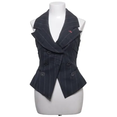 Väst (Blå) från Designers Remix Collection Bomull, Polyester