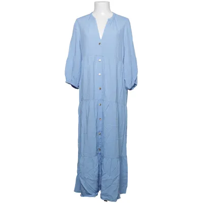 Maxikjole (Blå) fra Zara Linned, Viscose