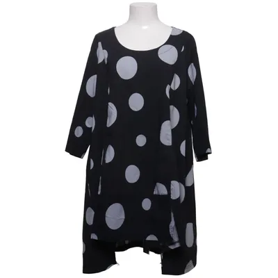 Kjole (Sort, Grå) fra Moonshine Elastan, Polyester, Viscose