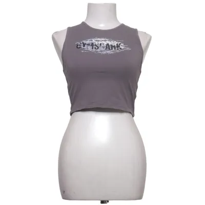 Crop top (Gray) from Gymshark Cotton, Elastane