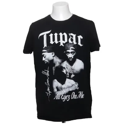 T-shirt (Sort) fra Tupac Bomuld
