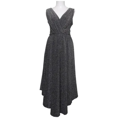 Klänning (Grå, Silverfärgad) från Chiara Forthi Elastan, Metallfiber, Polyamid, Polyester