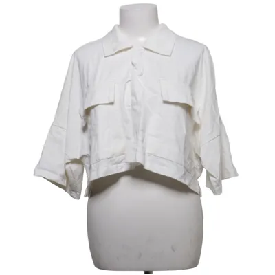 Short sleeve shirt (White) from Nebbia Cotton