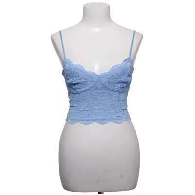 Crop Top (Blau) von Amisu Elasthan, Polyamid, Polyester