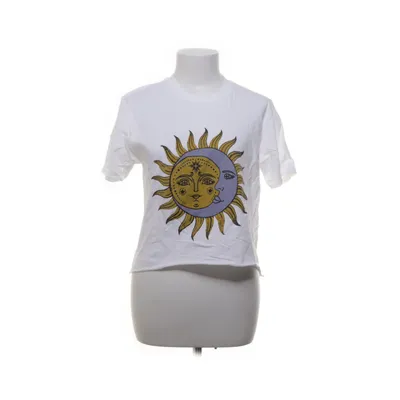 T-shirt (Wit, Meerkleurig) van Nasty Gal Katoen