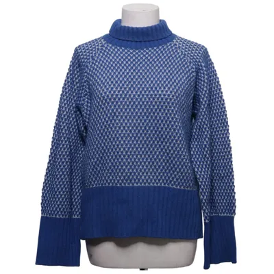 Sweater (Blue, White) from Basic Apparel Polyamide, Wool