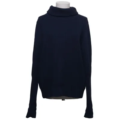 Pul à col roulé (Bleu) de Lolë Coton, Polyester recyclé, Laine