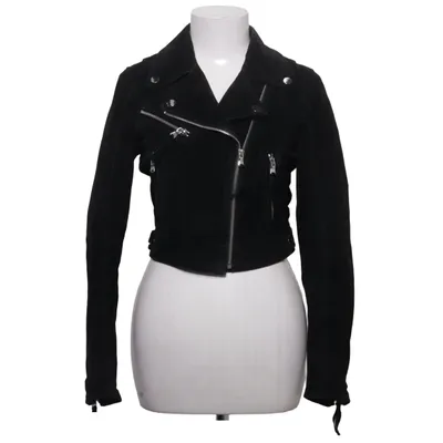 Veste de motard (Noir) de Raggirl Cuir, Polyester