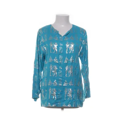 Blouse (Blauw, Zilver) van A&M Katoen