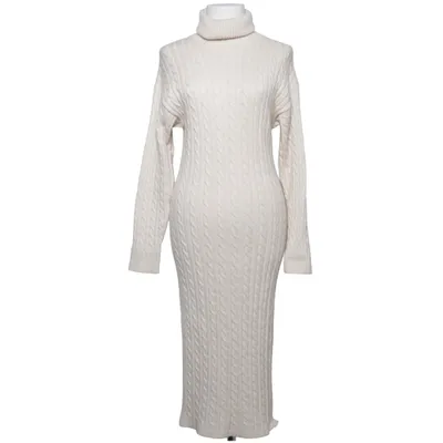 Jurk met col (Beige) van Fashion Union Polyamide, Polyester, Viscose