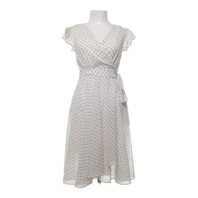 Wrap dress (White, Black) from Bik Bok Polyester