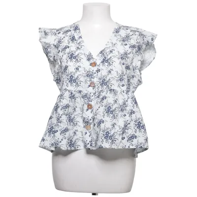 Peplumtopp (Blå, Vit, Flerfärgad) från House Bomull