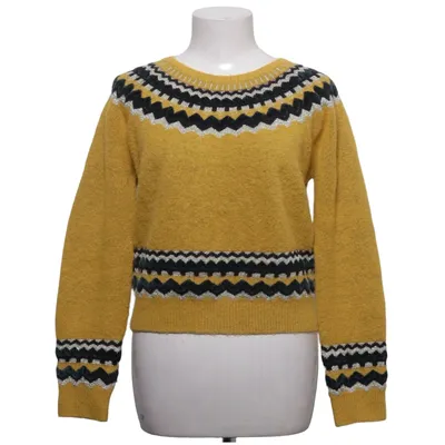 Trui (Geel, Blauw, Meerkleurig) van Zara Knit Acryl, Elastaan, Metallvezel, Polyamide, Polyester, Wol