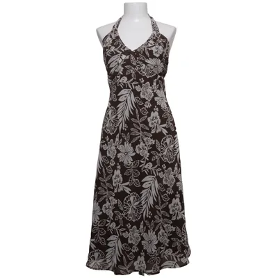 Halternek jurk (Bruin, Wit) van ESPRIT