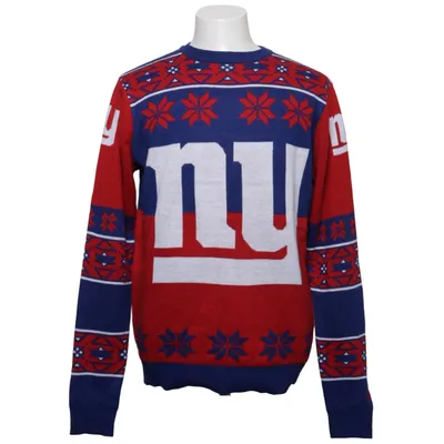 Christmas sweater (Blue, Red, White) from NFL Team Apparel Acrylic