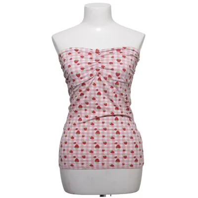 Tube top (White, Red, Multicolored) from Blind Date Casual Cotton, Elastane