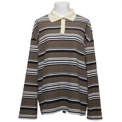 Maillot de rugby (Marron, Blanc, Noir) de Missguided Élasthane, Polyester