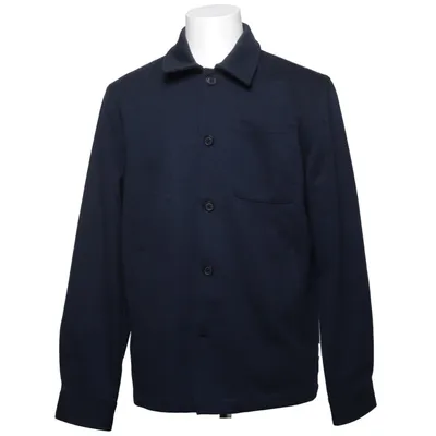 Överskjorta (Blå) från Lindbergh Elastan, Polyester, Viskos