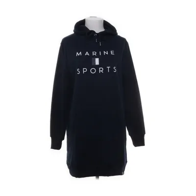 Capuchon jurk (Blauw) van Marine Katoen, Polyester