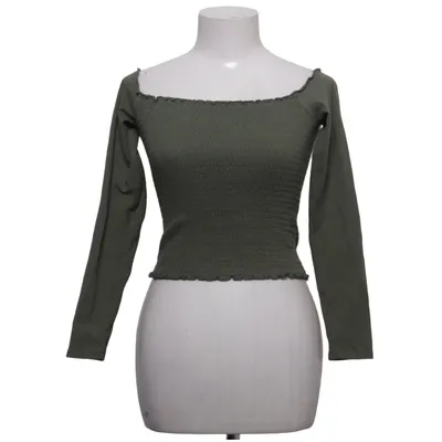 Crop top (Groen) van Hollister Katoen, Elastaan