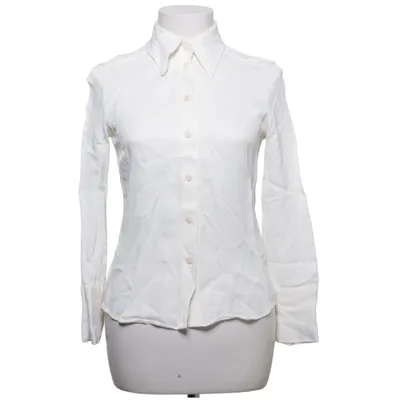 Blouse (White) from Zara Viscose