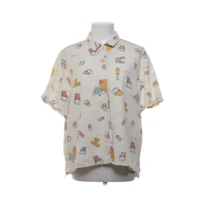 Kortärmad skjorta (Vit, Flerfärgad) från Nudie Jeans Lyocell