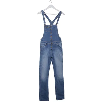 Salopette (Bleu) de Please Coton, Élasthane